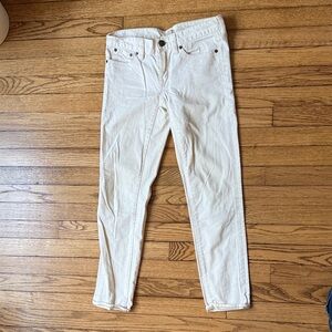 J. Crew Cream Stretch Jeans